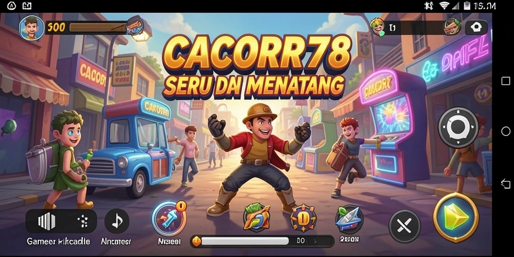 Tangkapan layar gameplay CACOR78 menunjukkan aksi seru dan grafis menarik.