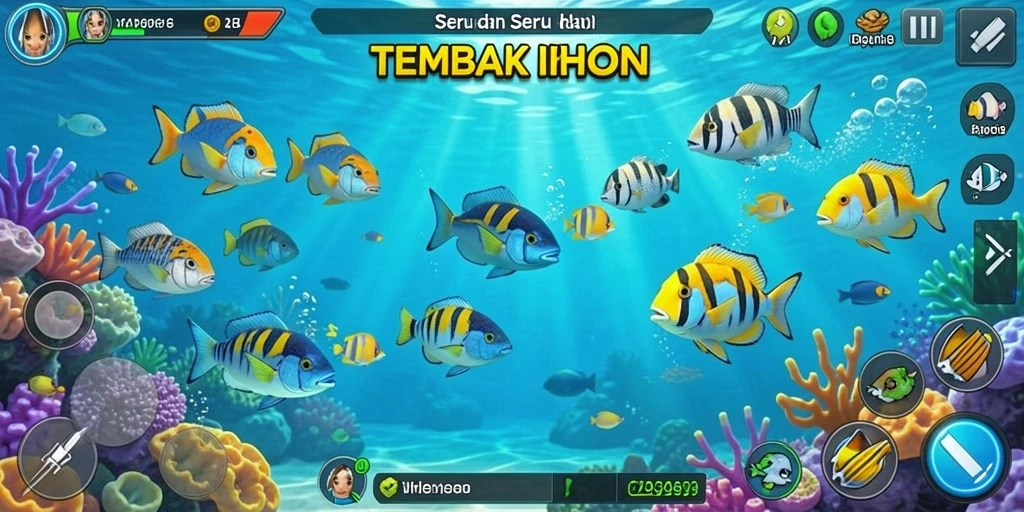 Screenshot permainan ID098 menampilkan aksi tembak ikan yang mendebarkan.