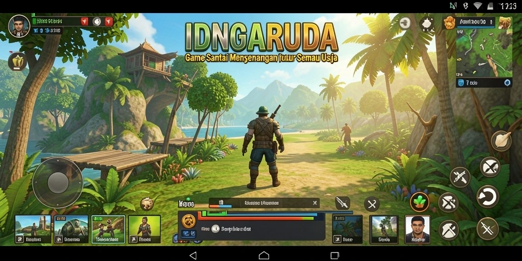 Skrinsut gameplay IDNGARUDA yang menampilkan momen seru dalam permainan Casual.