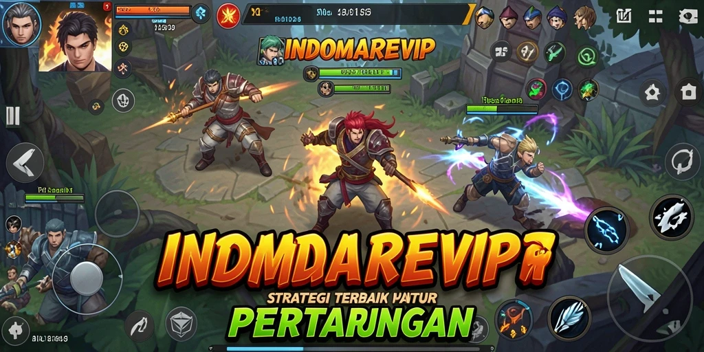 Tangkapan layar gameplay INDOMAREVIP yang mendebarkan dan penuh aksi strategis.
