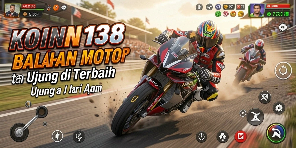 Gameplay seru KOIN138 dengan balapan motor yang mendebarkan.