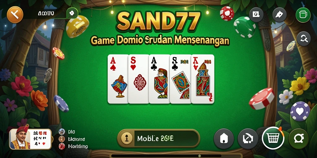Tampilan gameplay SAND77 yang menarik dan interaktif.