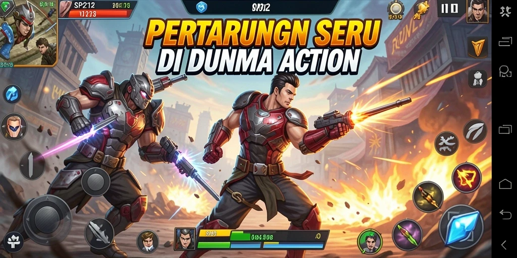 Tampilan seru dari gameplay SP212 yang mendebarkan dan penuh aksi.